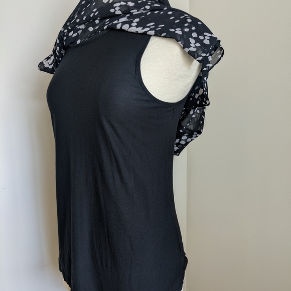 Cabi cosmos oversized layered black blouse S - Picture 9 of 16
